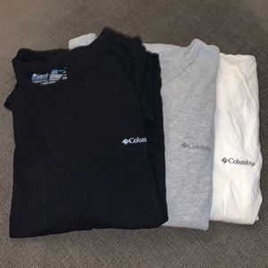 Bundle of 3 Mens Columbia Brand Undershirts